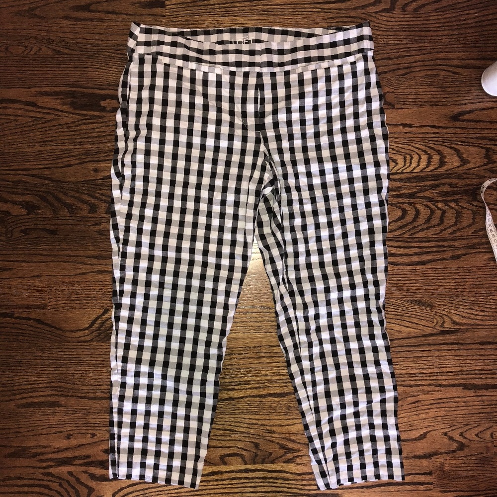 Loft Original Ankle Gingham Pants